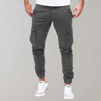Noah™ | Casual Muscle Fit Cargobukser til Mænd