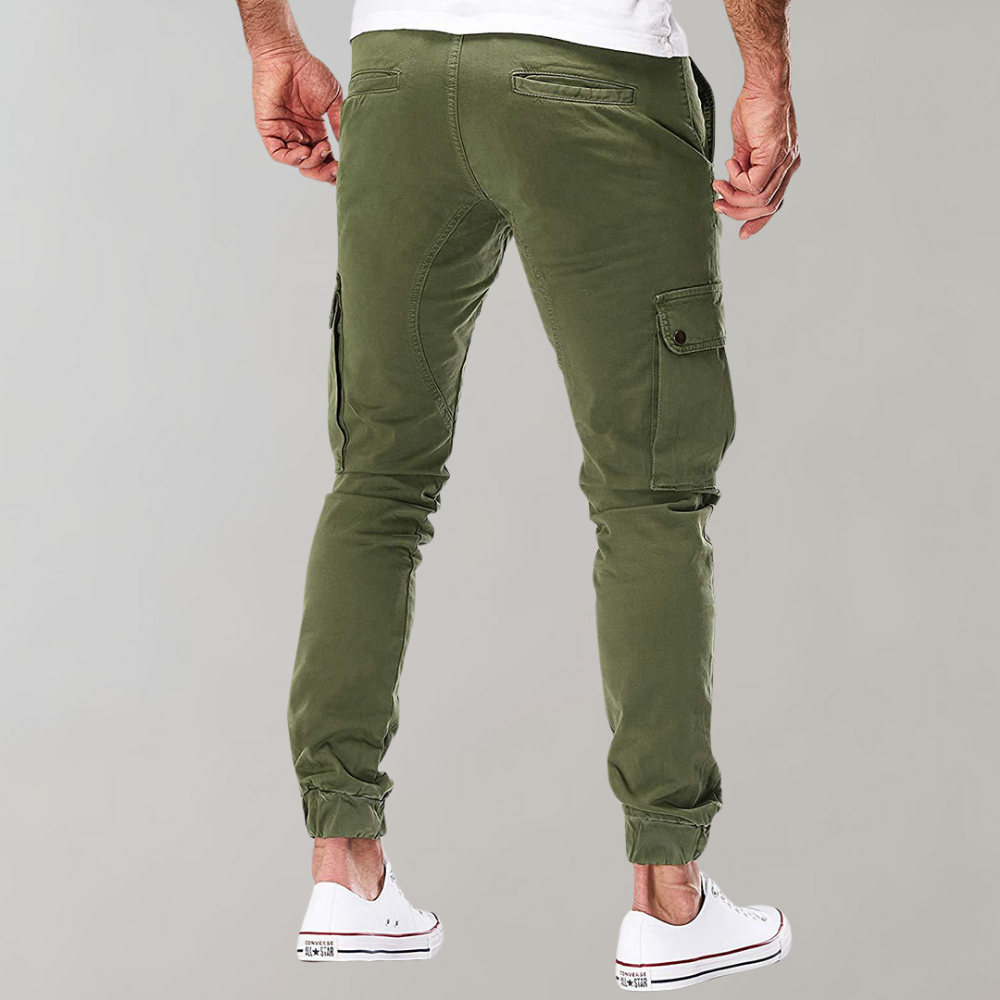 Noah™ | Casual Muscle Fit Cargobukser til Mænd