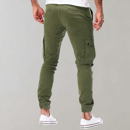 Noah™ | Casual Muscle Fit Cargobukser til Mænd