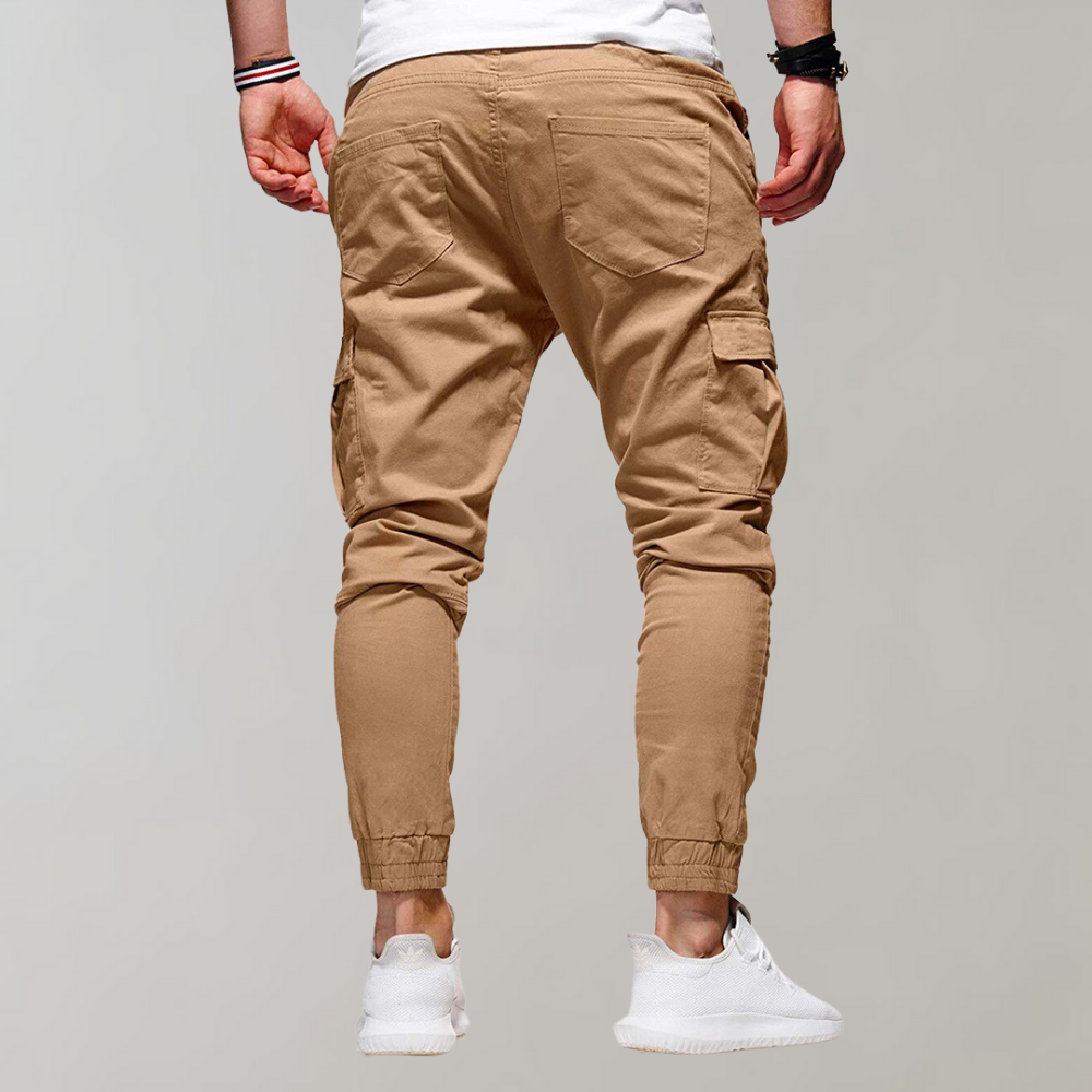 Noah™ | Casual Muscle Fit Cargobukser til Mænd