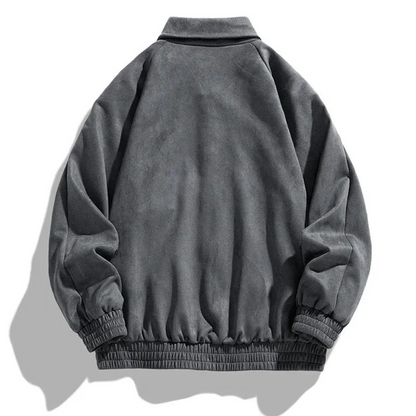 Vito™ | Oversized Ruskindsbomberjakke Herrer | Vintage