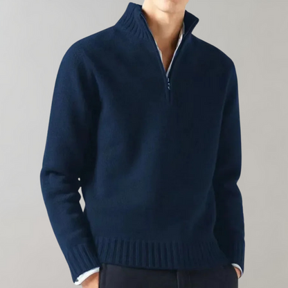Dorian | Halv-Zip Strikket Herretrøje