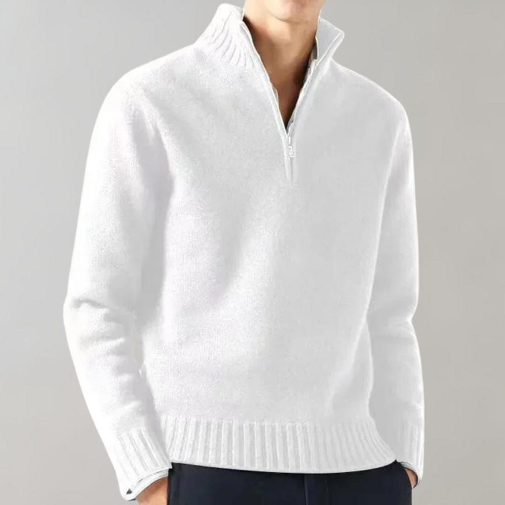 Dorian | Halv-Zip Strikket Herretrøje