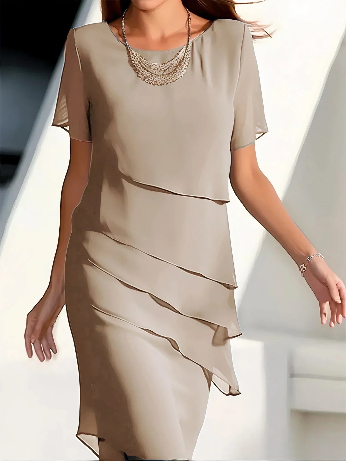 Emma™ | Damer Elegant Cocktailkjole med Tidløst Design for Komfort og Stil