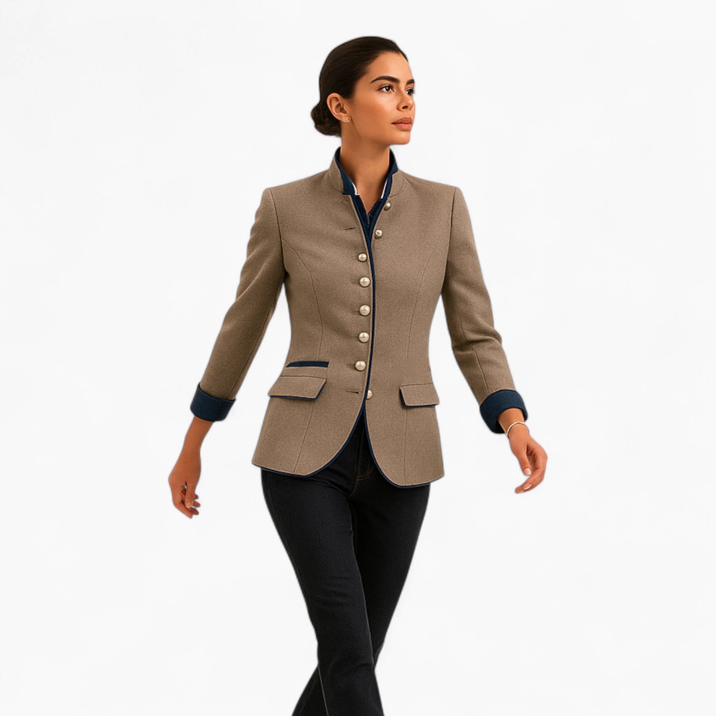 Marcelline | Militær Blazer Damer Beige