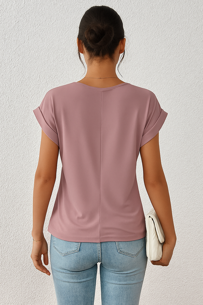 Noelle | V-Hals Top Damer Med Twist Foran
