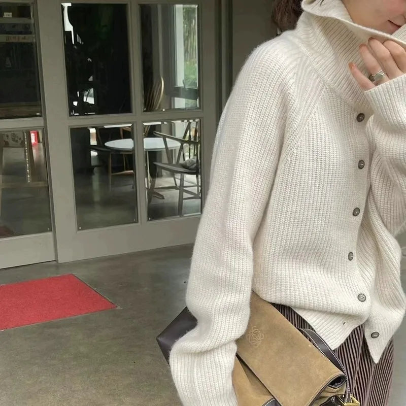 Clémence | Cardigan Damer Med Bred Krave