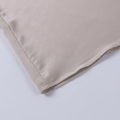 Adriana™ | Damer Satin Maxi-Kjole | Forførende med Dyb V-Hals, Spaghettistropper & Høj Slids