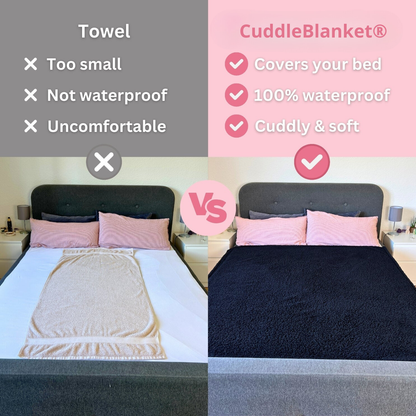 CuddleBlanket™ | 100% Vandtæt og Blød Plaid til Intime Øjeblikke
