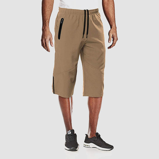 Derek driekwart broek khaki