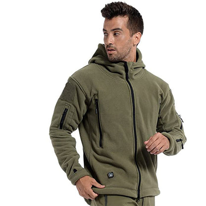Vanguard | Taktisk Fleece Jakke med Hætte