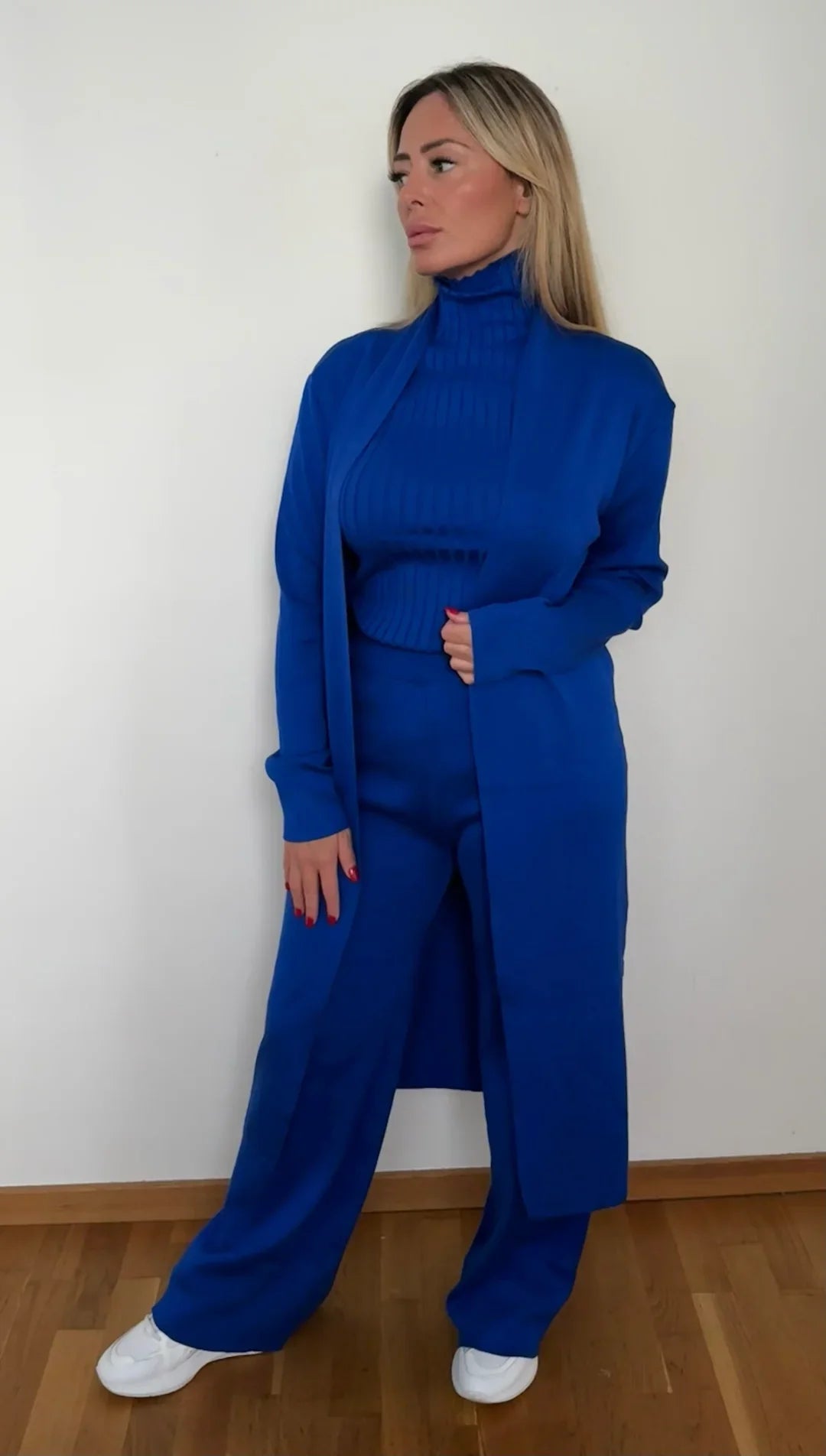 Roxy™ | Damer Luksuriøst 3-delt Strik Co-Ord Sæt | Blødt & Strækbart