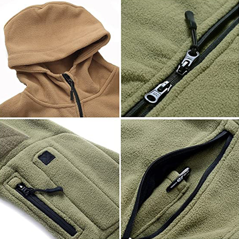 Vanguard | Taktisk Fleece Jakke med Hætte