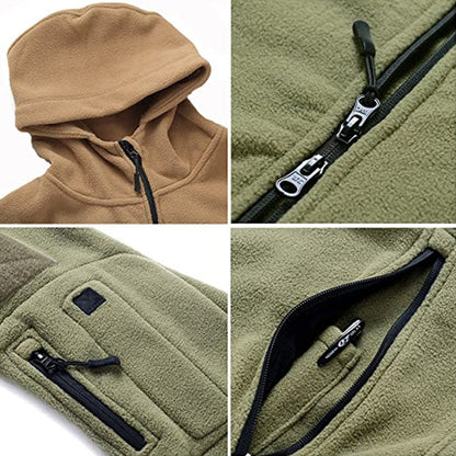 Vanguard | Taktisk Fleece Jakke med Hætte