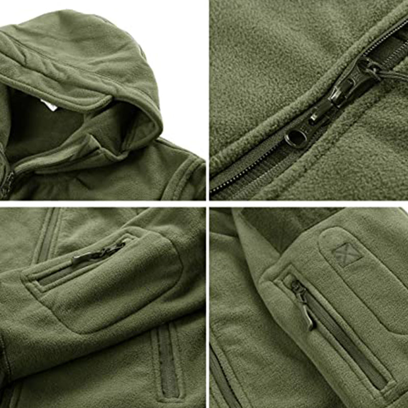 Vanguard | Taktisk Fleece Jakke med Hætte