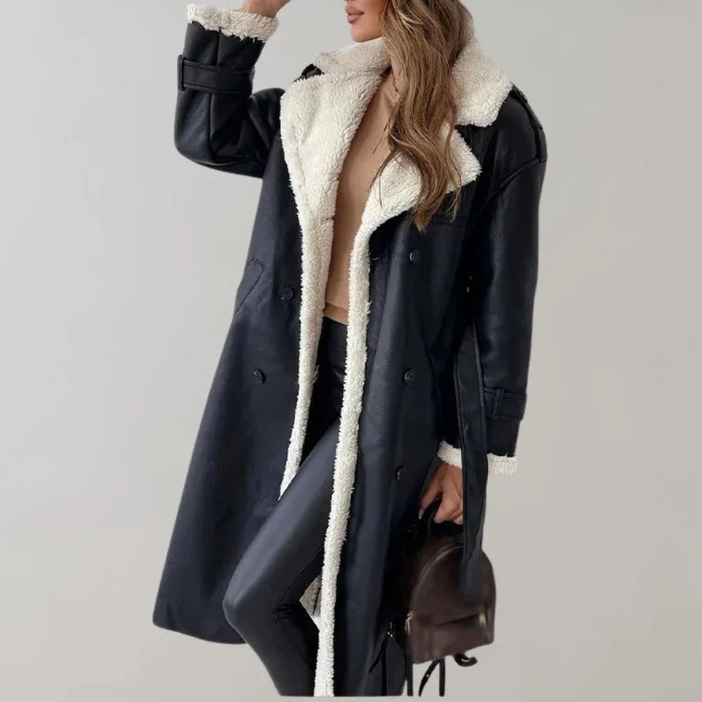 Mea | Lang Plysforet Trenchcoat