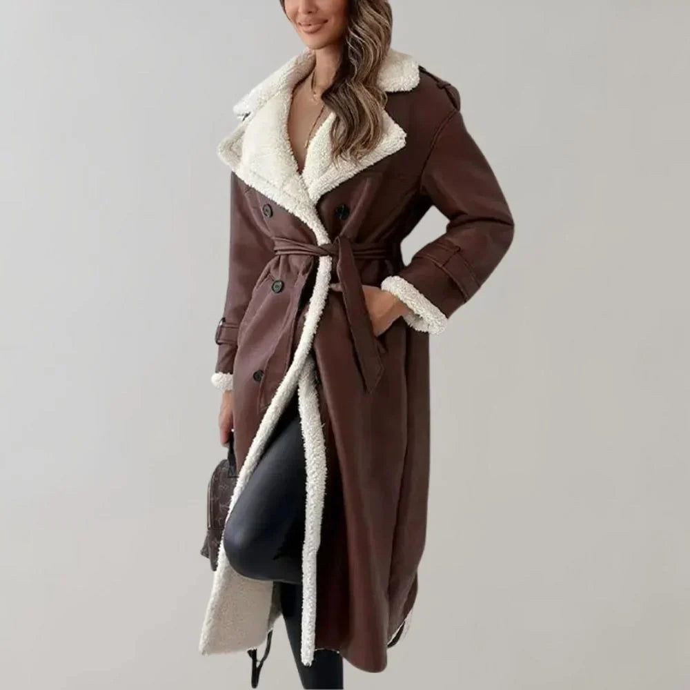 Mea | Lang Plysforet Trenchcoat