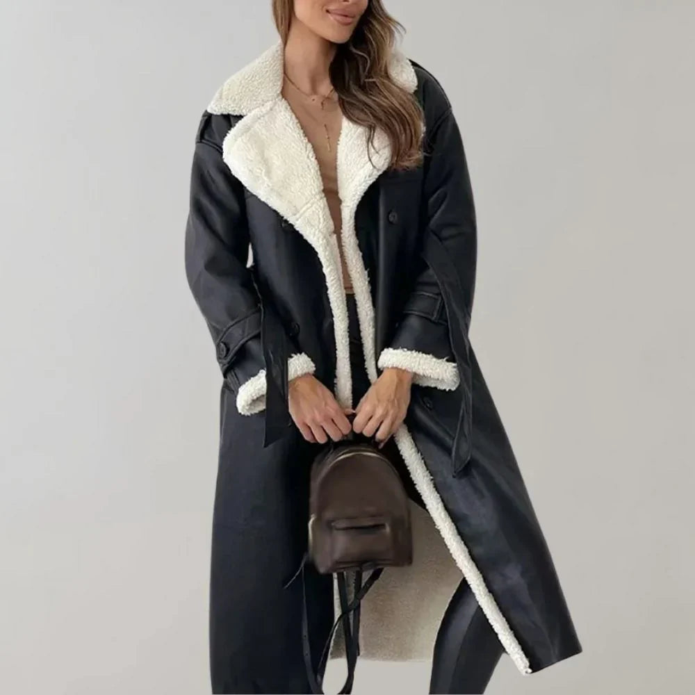 Mea | Lang Plysforet Trenchcoat