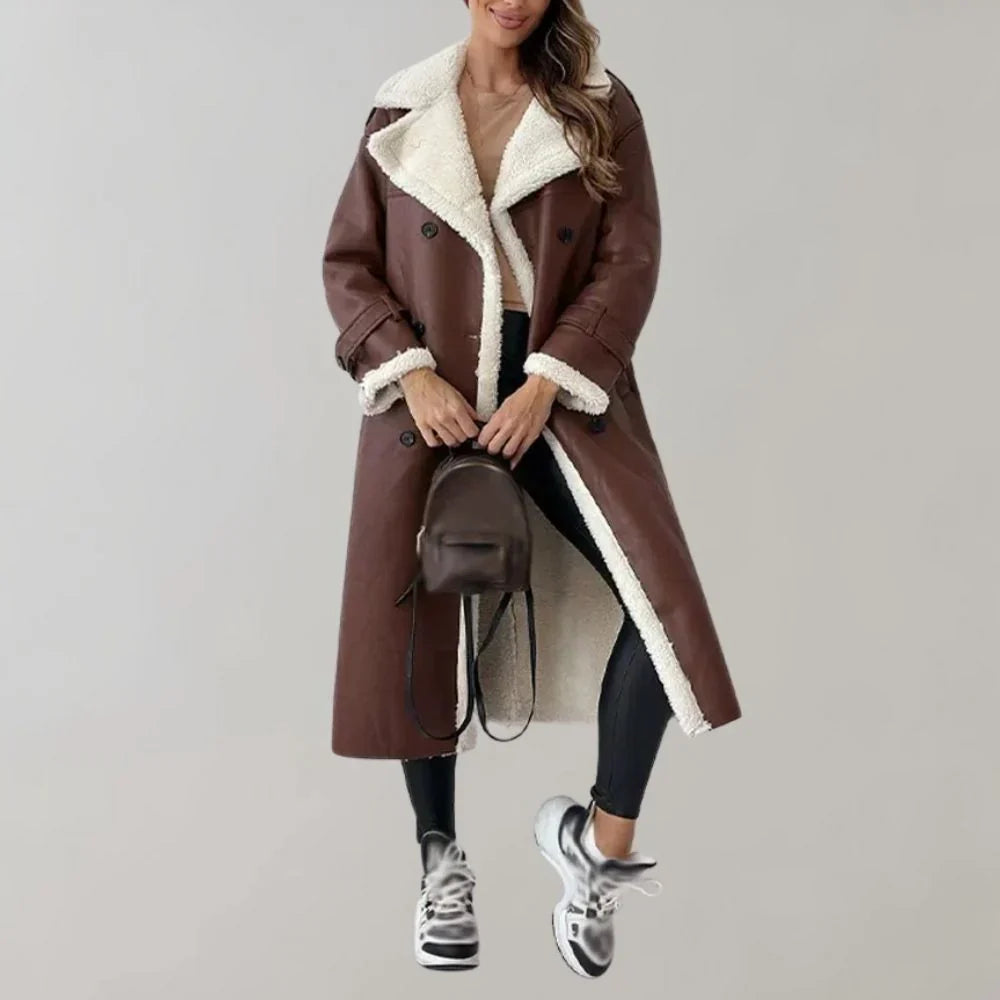 Mea | Lang Plysforet Trenchcoat