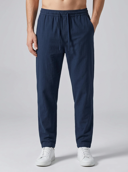 Elvano | Lette Linnedbukser Med Afslappet Pasform