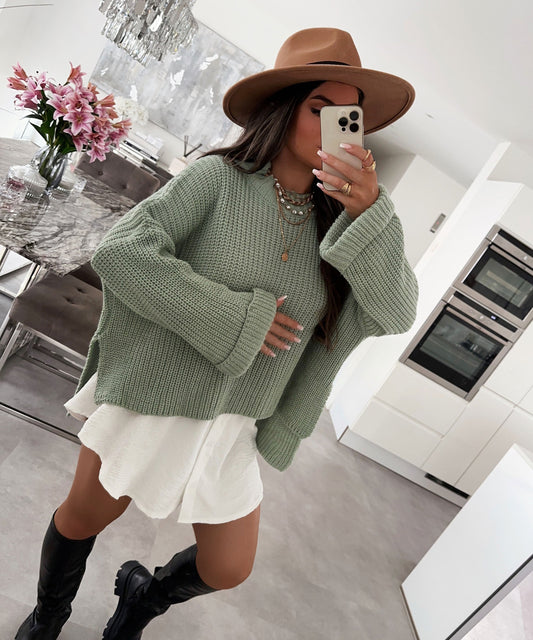 Sylvara | Oversized Chunky Striktrøje Damer