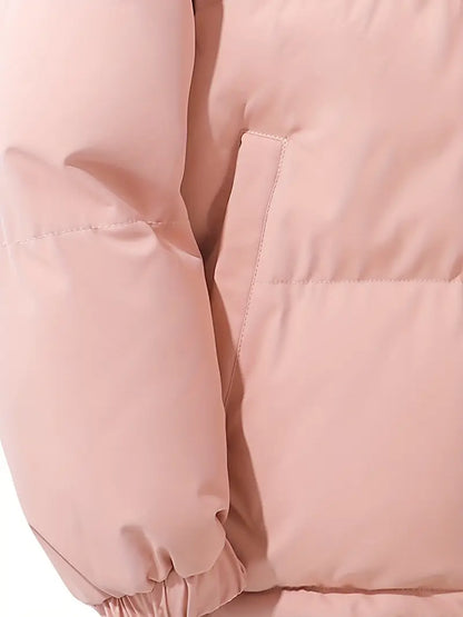 Mariette™ | Luksuriøs Foret Damer Vinterjakke med Hætte og Tidløst Design