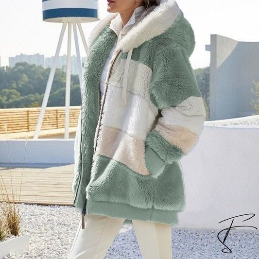 Mila™ | Oversized Fluffy Fleecejakke med Forlængede Ærmer for Optimal Varme og Stil