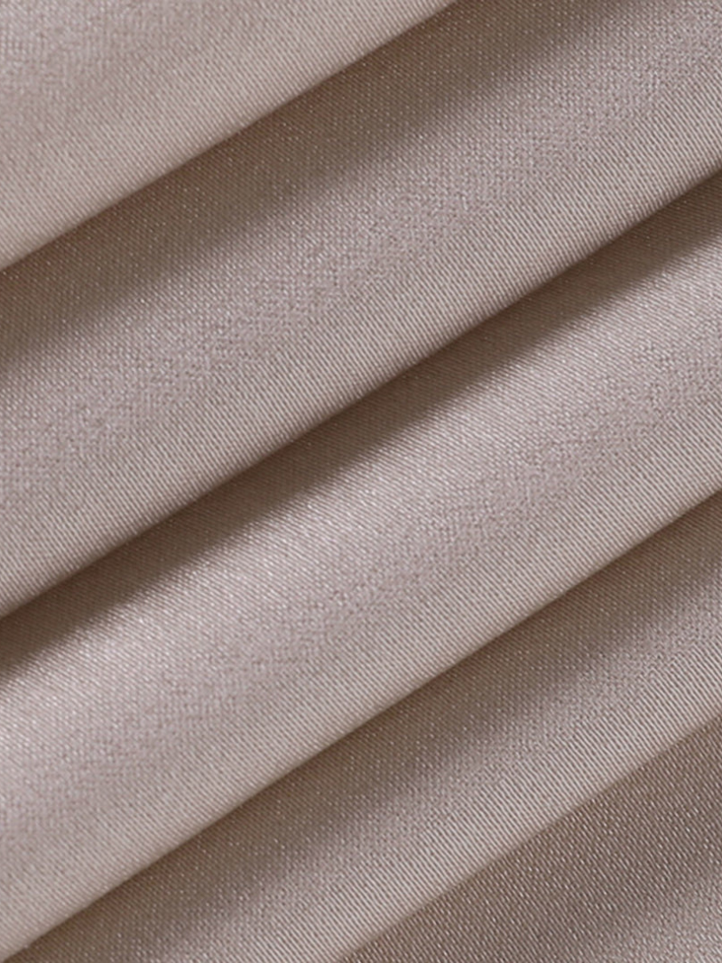Isadora™ | Damer Satin Aftenkjole med Slids | Gallakjole med Vandfaldshals og Spaghettistropper i Jadengrøn