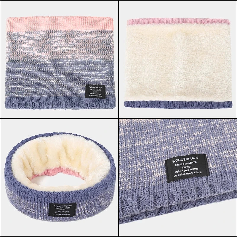 Levant™ | Strikket Varm Vinter Halsvarmer med Fleece og Cashmerefor