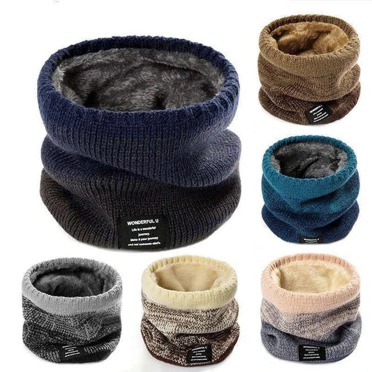 Levant™ | Strikket Varm Vinter Halsvarmer med Fleece og Cashmerefor