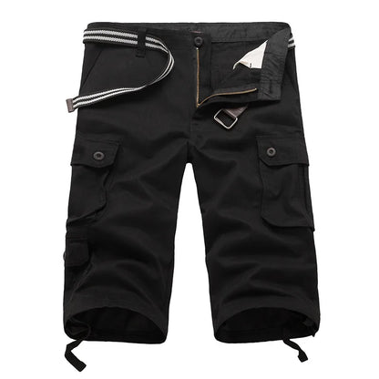 Finn | Cargo Bermuda Herre | Bomuldsblanding | Shorts med Lommer | Justerbare Snore | Outdoor Sommerversion