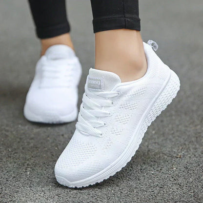 Mira™ | Komfortable Damer Sneakers med Åndbart Mesh og Støttende Ergonomisk Sål | Letvægts Vandresko