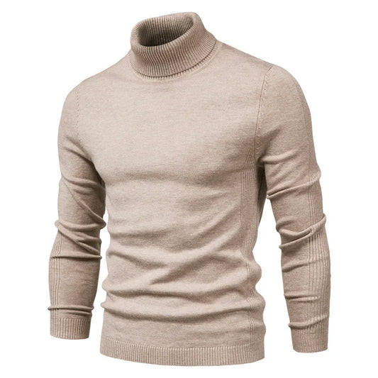 Dante™ | Luksuriøs Herre Rullekrave i Cashmere-blanding for Komfort og Stil
