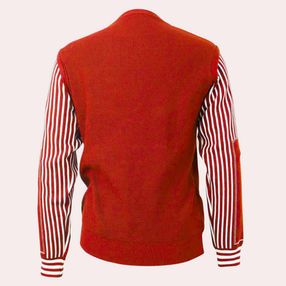 Adrien | Rød Slim-Fit Herretrøje