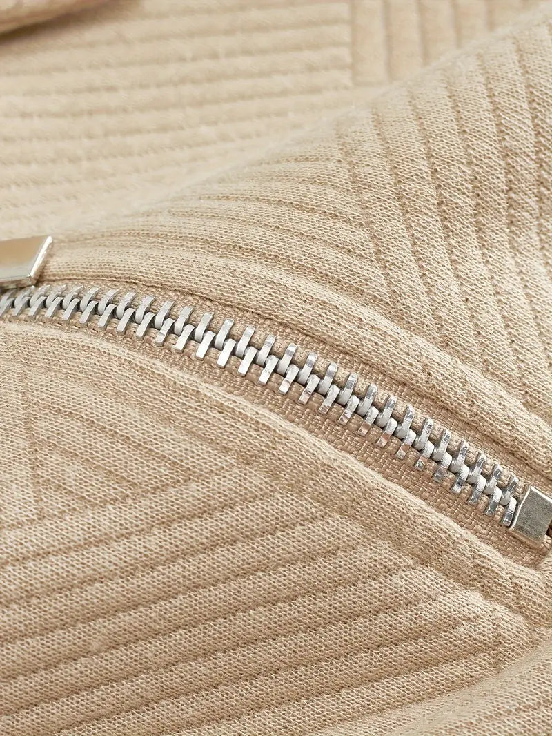 Mathéo™ | Herre Half-Zip Polo med Lange Ærmer og Moderne Stil
