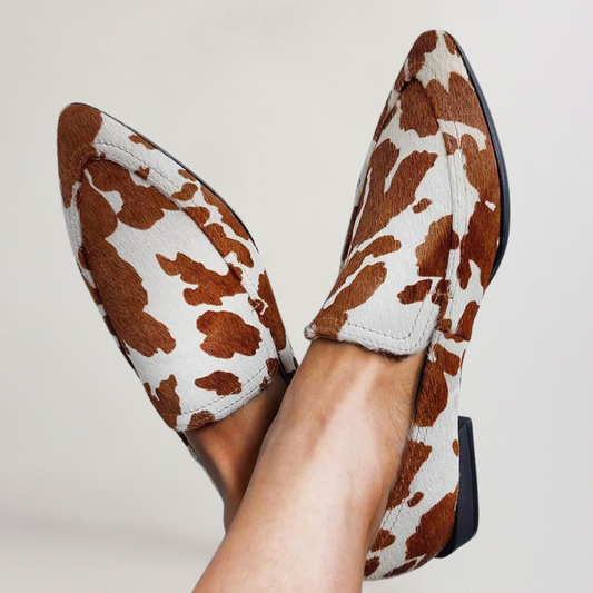 Carmine | Loafers med Ko-print