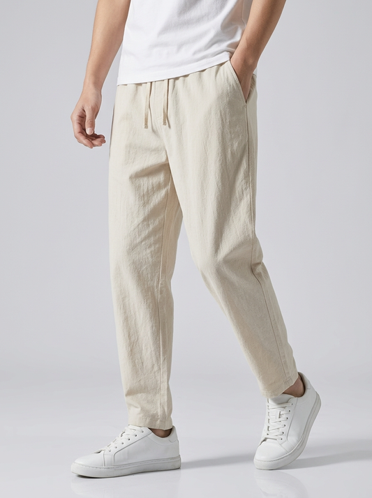 Elvano | Lette Linnedbukser Med Afslappet Pasform