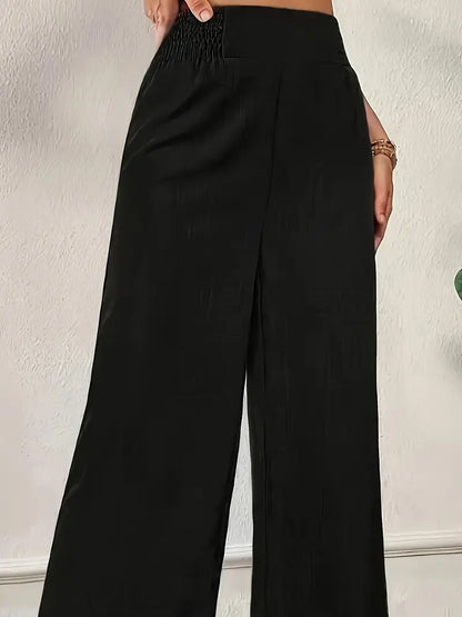Léa | High-Waist Wide-Leg Bukser