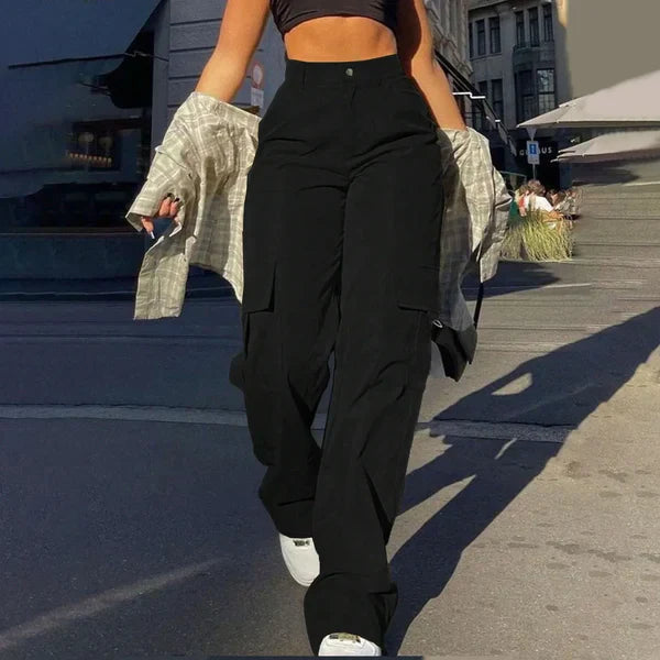 Talia | High-Waist Cargobukser