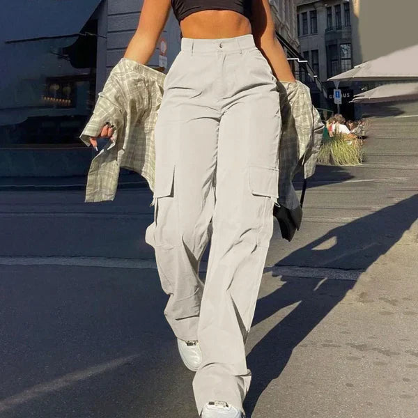Talia | High-Waist Cargobukser