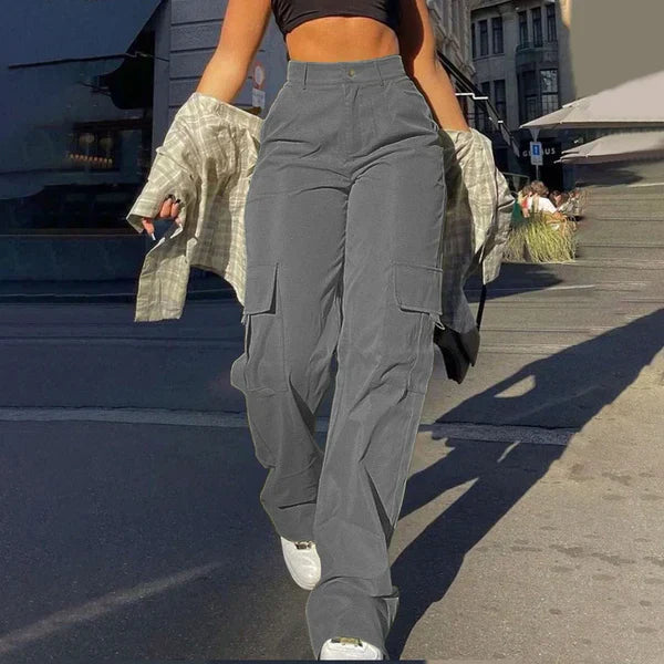 Talia | High-Waist Cargobukser