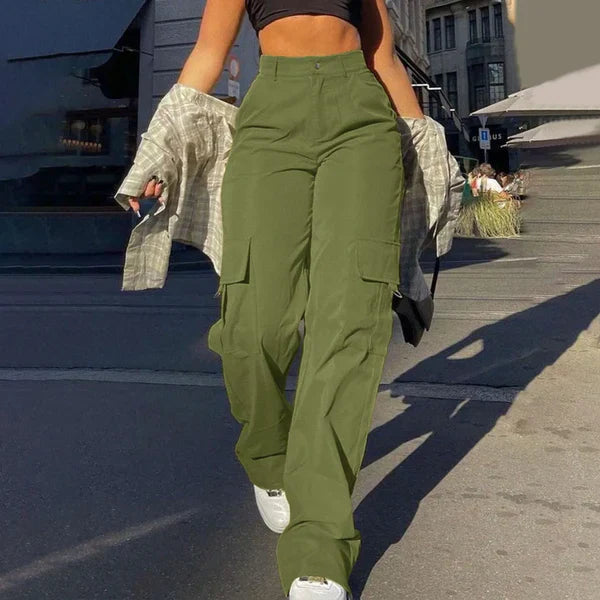 Talia | High-Waist Cargobukser