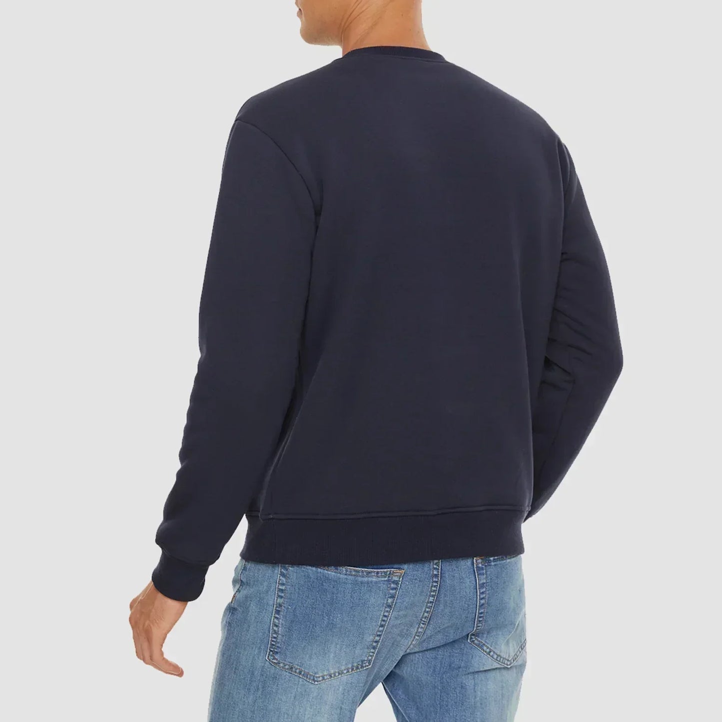 Mathias™ | Ensfarvet Herresweater med Blød Indvendig Foring