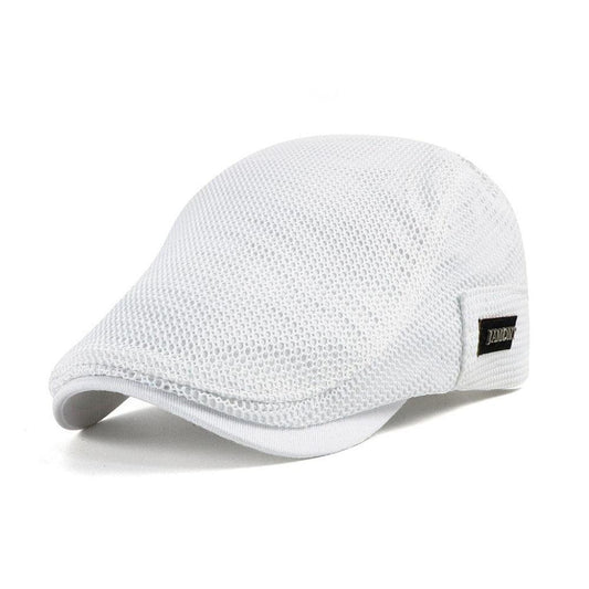 Maurice | Åndbar Flatcap til Herrer | Let Mesh Sommerkasket i Klassisk Stil