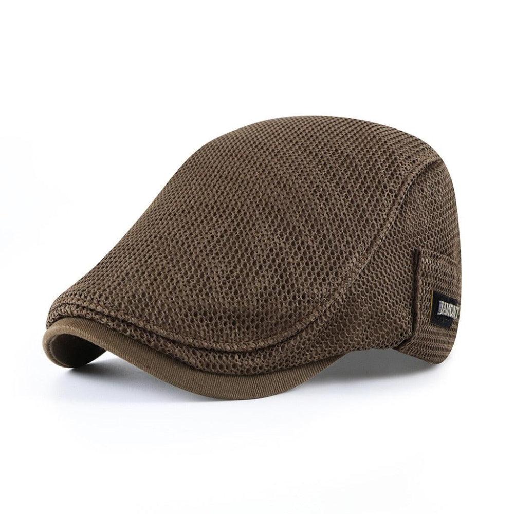 Maurice | Åndbar Flatcap til Herrer | Let Mesh Sommerkasket i Klassisk Stil