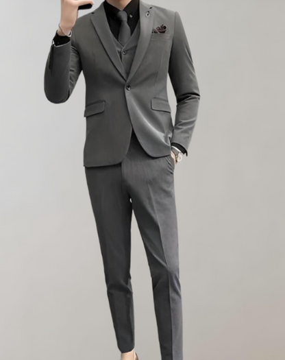 Alvano | Tredelt Slim Fit Jakkesæt