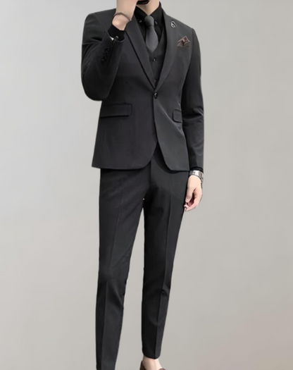Alvano | Tredelt Slim Fit Jakkesæt