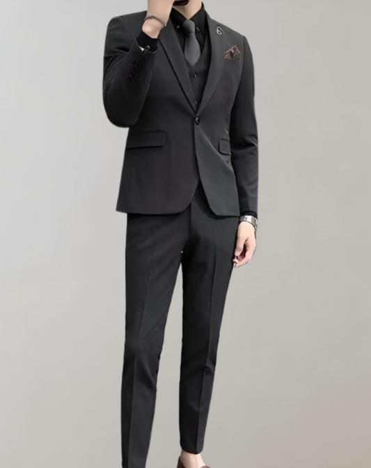 Alvano | Tredelt Slim Fit Jakkesæt