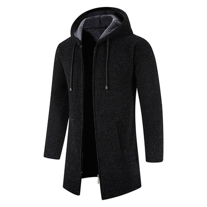 Elric | Strikket Lang Hoodie-Jakke
