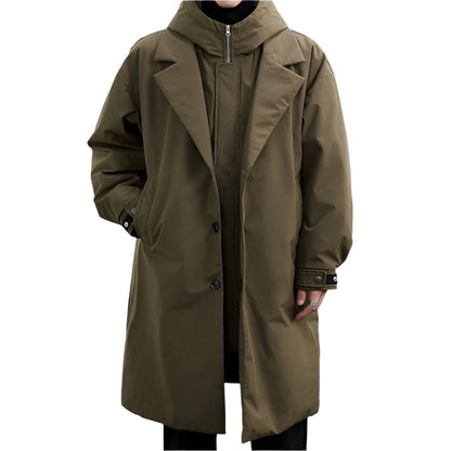 Corvian | Trenchcoat med Hætte